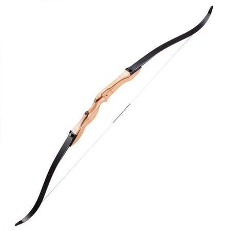 GHP 30-Lbs Draw Weight Maple Wood Recurve Right Hand Long Bow with Laminated (Best Wood For Bow Limbs)