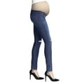 thumbnail image 2 of Hybrid & Company Super Comfy Stretch Women's Skinny Maternity Jeans, 2 of 4