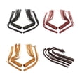thumbnail image 4 of Sidaley 4 piezas de cuero motocicleta freno manillar cubierta borla decorativa elegante moto manga accesorios de adorno Accesorios para motos Negro, 4 of 4