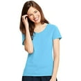 thumbnail image 2 of Hanes T-Shirt Col en V pour Femmes X-Temp, 2TG, Horizon Bleu, 2 of 3