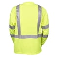 thumbnail image 2 of 10-Pack of Cordova V5113XL Cor-Brite Type R, Class III, Lime Birdseye Mesh T-Shirt, Long Sleeves, Chest Pocket, 2-Inch Silver Reflective Tape, 3X-Large, 2 of 5