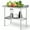 Silver 36"x24", variant on 48"x24" Commercial Stainless Steel Prep Table – Heavy-Duty with Backsplash & Adjustable Undershelf