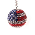 thumbnail image 1 of HZKAICUN Car Rear View Mirror Ornament Hanging Lucky Ball Christmas Crystal Pendant Bling Car Accessories for Women Rhinestone Charm Auto Decoration, 1 of 5