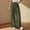 *Army Green, variant on Women's Linen Elastic Waist Pant with Drawstring And Pockets,Casual Loose Wide Leg Pant Sky Blue,Womens Plus XL