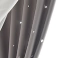 thumbnail image 4 of Hollow‑Out Stars Blackout Curtains, Double Layer Star Cut Out Window Drapes, 1 Panel 39.37" X 78.74" For Bedroom Living Room, 4 of 4