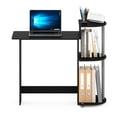 thumbnail image 4 of Furinno Compact 29-Inch Black Computer Desk, Gaming Desk with Shelves, Office Desk with Book Shelf, for Home Office, Study Room, Dorm, Bedroom, Black, 4 of 5