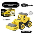 thumbnail image 2 of Engineering Vehicle Toy DIY Construction Excavator Tractor for Kids Boy (24pcs), 2 of 9