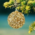 thumbnail image 4 of LSLJS 4 Pcs Christmas Tree Ball Ornaments, Christmas Decorations 3.15" Glitter Sequin Christmas Ball Shatterproof Plastic Hanging Bauble Sphere Xmas Holiday Pendants for Xmas Tree, 4 of 7
