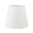 thumbnail image 4 of Meriville Set of 5 Off White Linen Clip On Chandelier Lamp Shades, 4-inch by 6-inch by 5-inch, 4 of 5