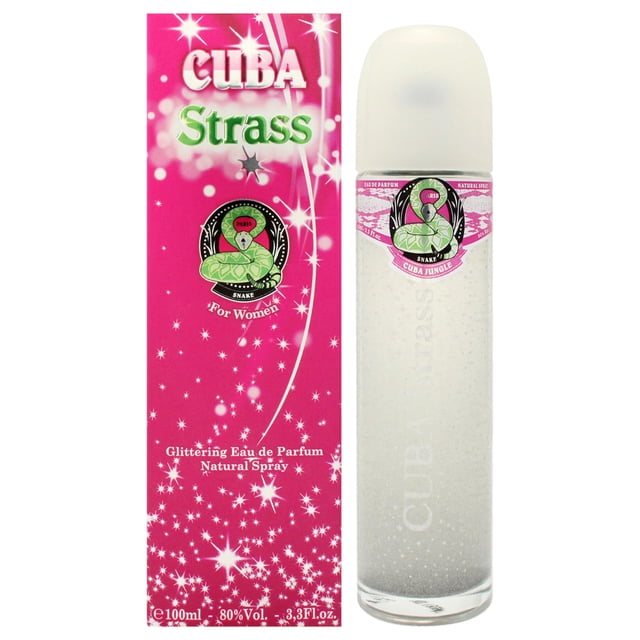 Perfume Cuba Cuba Strass Snake Eau de Parfum para mujer, 100 ml