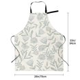 thumbnail image 6 of XMXT 1 Pcs Waterproof Kitchen Cooking Apron, Fresh Botanical Pattern Adjustable Aprons for Women Men with Pockets, 6 of 9