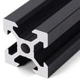 thumbnail image 5 of 1220mm V Type 2020 Aluminum Extrusion Profile European Standard Anodized Linear Rail Guide (10PCS 1220mm (48inch), Black), 5 of 7