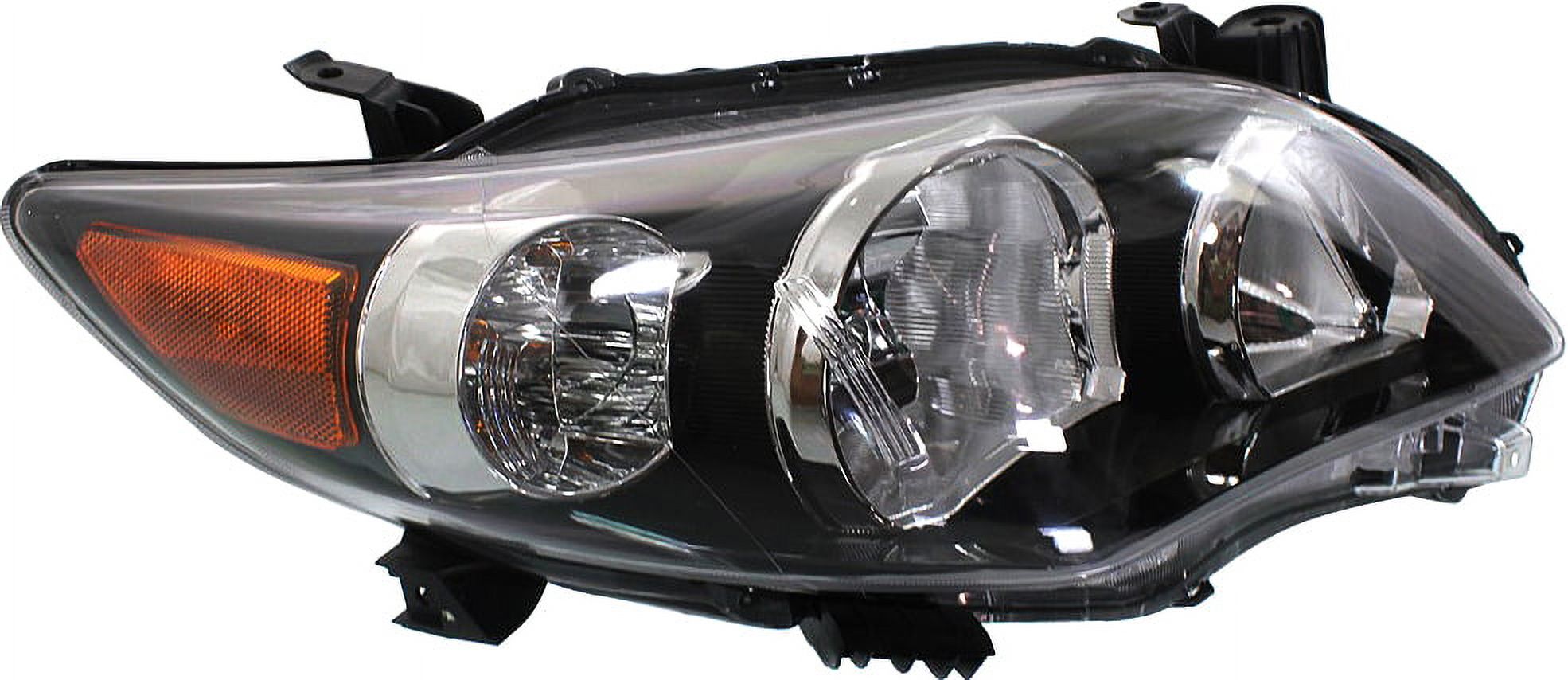 Headlight Compatible With 2011-2013 Toyota Corolla Right Passenger Halogen With bulb(s)