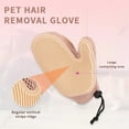 thumbnail image 4 of Luioepy Clearance Two-in-one pet hair removal gloves Pink A 2 In 1 Cat Hair & Pet Remover Glove Dog Grooming Glove Brush For Shedding Massage Efficient Pet Hair Remover For Couch Carpet [With Storage, 4 of 9