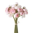 thumbnail image 2 of Meiiso Elegant And Long Lasting Decorative Bouquet Of Artificial Flowers Roses, For Weddings Bridal Bouquets And Special Events And Silk Floral, Artificial Flower Bouquet, Pink Color, 2 of 9
