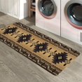 thumbnail image 6 of Southwestern Native Tribal Geometric Kitchen Floor Mats, Ethnic Herringbone 2 PCS Anti Fatigue Area Runner Rugs Set Brown Non-Slip Bathroom Comfort Standing Mat Home Decor, 6 of 6