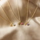 thumbnail image 4 of Collar de runas tridimensionales de doce constelaciones, collar de piedra natal de diamantes de imitación de color claro de lujo, collar de acero inoxidable, 4 of 6