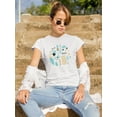 thumbnail image 2 of Summer Set Doodles T-Shirt Women -Image by Shutterstock, Female Small, 2 of 4