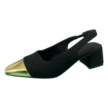 

Qufokar Espadrille Slides for Women Water Sandals Women Women Sandals Fashion Simple Color Contrast Square Toe Square Heel Comfortable Elastic Bland Slip On Casual Shoes Womens Pool Sandals