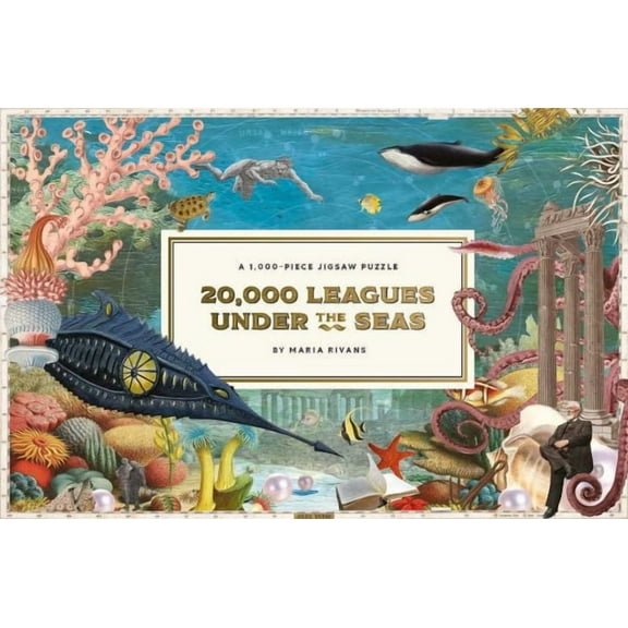20,000 Leagues Under the Sea : A 1000 piece Jigsaw Puzzle Inspired by Jules Verne’s Classic Adventure (Jigsaw)