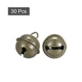 thumbnail image 3 of Jingle Bells, 22mm 30pcs Craft Bells for DIY Holiday Decoration, Musical Party, Wedding, Deep Coffee, 3 of 5