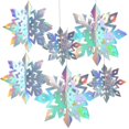 thumbnail image 1 of Christmas Hanging Snowflake Pendant for Xmas Party Decor 12Pc, 1 of 4