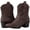 Brown-19YY16, variant on GLOBALWIN Women's Brown Mid Calf The Western Cowboy Cowgirl Boots 11M