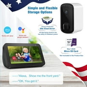LaView N20 Security Wireless Camera System 1080P Indoor/Outdoor, White