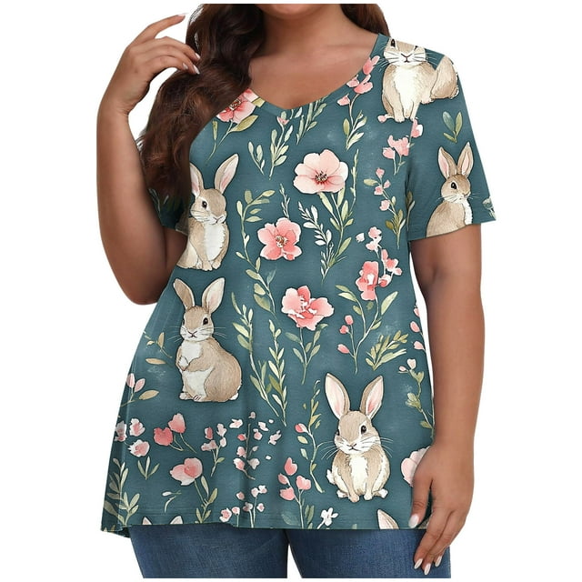 Camisas de Manga Larga para las Mujeres Cuello Redondo Impreso de Ajuste Suelto, Top de Moda de Verano Sexy para el Uso Diario