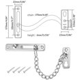 thumbnail image 3 of Cadenas de seguridad para puerta corredera JAMW con tornillos Plateado, 3 of 5