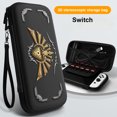 thumbnail image 1 of Étui de Protection Compatible avec Nintendo Switch Sac de Rangement Motif 3D Mode Sac de Voyage pour Switch Oled (Noir, Taille Unique), 1 of 7