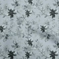 thumbnail image 1 of oneOone Polyester Spandex Dusty Blue Fabric Florals Sewing Craft Projects Fabric Prints By Yard 56 Inch Wide, 1 of 4