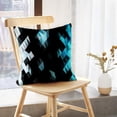 thumbnail image 5 of LALILO Throw Pillow Covers Light Blue Hexagon Mosaic Modern Cushion Cover 18" x 18", 2 Pack, 5 of 6