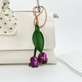 thumbnail image 4 of EGNMCR Advanced Sense Tanned Leather Cowhide Car Rearview Mirror Decoration Bag Pendant Keychain Decoration Artificial leather keychain, 4 of 6