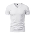 thumbnail image 3 of Ulitacool Men T Shirt Summer Athletic Stretch Breathable Fitness Short Sleeve Tee With Functional Design Classic Clothes White, 3 of 7