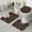 Red Mushroom Flower, variant on Red Mushroom Cartoon Light Pattern Bathroom Rugs Sets 3 Piece,Toilet Cover Set,Absorbent Non Slip Bathroom Mats Sets with U-Shaped Contour Rug Toilet Rug Set
