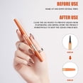 thumbnail image 3 of Microblading Eyebrow Pen with 4 Fork Tips, Waterproof Eyebrow Pen Eyebrow Pencil, All Brow Types, Last All-Day, Precise Eyebrow Makeup, Natural Hair Stroke Makeup Tool, 3 of 7