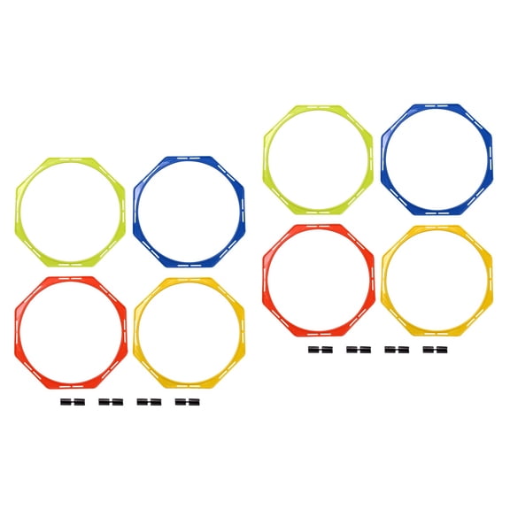 IFANLANDOR Football Training Agility Improvement Rings for Athletes 8Pcs