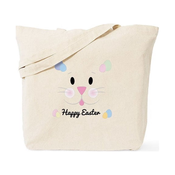 CafePress - Happy Easter Tote Bag - Unisex Canvas Tote Bag, Beige, 1-Piece
