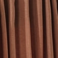 thumbnail image 6 of 3S BROTHERS Solid Linen Look Curtains Drapes Home Decorative Set of 2 Panels Linen Window Curtains Hanging Back Tap & Rod Pocket Nursery Room Bedroom Office - Brick 52"x63" Each, 6 of 7