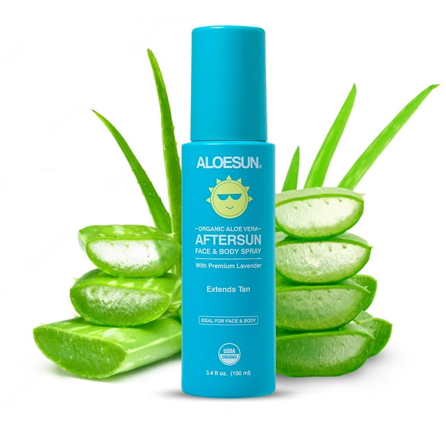 Spray para después del sol ALOESUN Aloe Vera con aceite esencial de lavanda