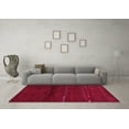 thumbnail image 3 of Ahgly Company Indoor Rectangle Abstract Pink Contemporary Area Rugs, 2' x 5', 3 of 4