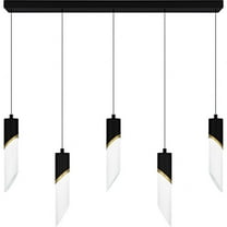 Quoizel Lighting - Alys - 60W 2 LED Linear Chandelier-13.75 Inch Tall and 40
