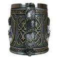 thumbnail image 4 of Scroll Patterned Coat Of Arms Medieval Templar Crusader Knight Tankard Mug 15oz, 4 of 9