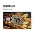 thumbnail image 1 of Magic Shark Earth Golden Flower Cat Ainime Circuit Board Matte Skin Sticker Film Cover for Credit Card Bank Card 743 Large Chip, 1 of 6