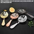 thumbnail image 2 of Vjnyvs Bartender Ice Strainer Stainless Steel Ice Spoon Filter Shell Shape Strainer Cocktail Strainer Professional Ice Cube Filter Spoon Home Kitchen Barware, 2 of 7