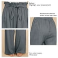 thumbnail image 4 of Pantalones Casuales De Mujer, Pantalones Largos De Pierna Ancha Para Mujer Para La Vida Diaria ANGGREK Gris L, 4 of 5