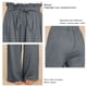 thumbnail image 2 of Pantalones Casuales Para Mujer, Elegantes Pantalones Largos Con Cinturón Para La Vida Diaria ANGGREK Gris M, 2 of 5