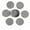 Black & White, variant on Coasters Set of 6 for Drinks, Cotton Woven Absorbent Coasters with Holder – Boho Style Tabletop Protection for Coffee, Beer & Cups (Blue)