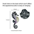 thumbnail image 4 of Liffy Large Seahorse Metal Wall Decor-Beach Theme Seahorse Metal Wall Art for Pool Bathroom, Pretty and Cute Gift, 4 of 9